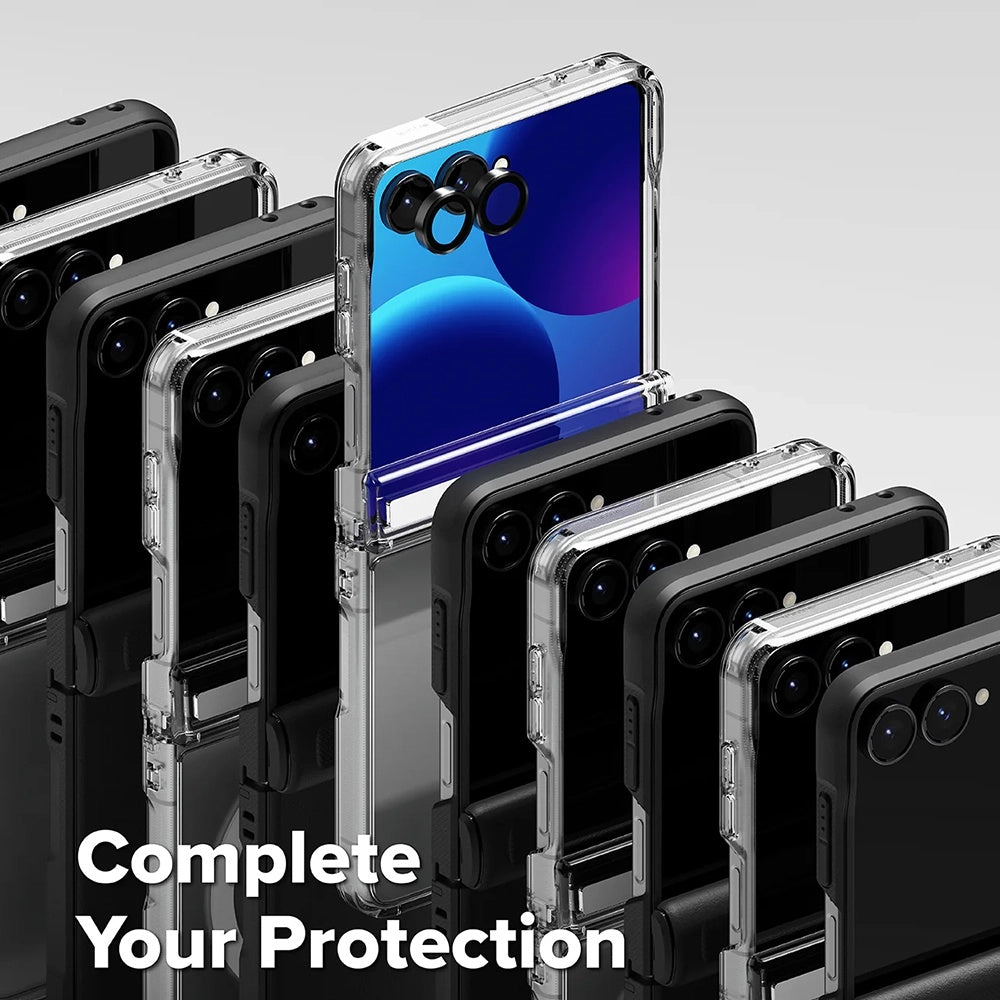 Husa pentru Samsung Galaxy Z Flip8 F776, Ringke, Fusion Flap, Transparenta
