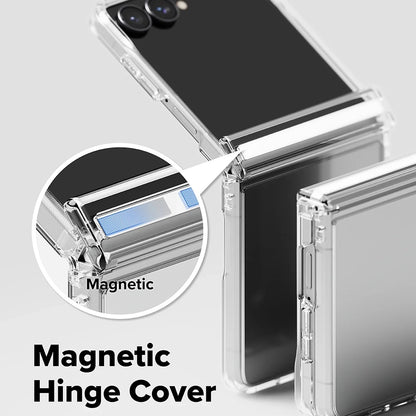 Husa pentru Samsung Galaxy Z Flip8 F776, Ringke, Fusion Flap, Transparenta