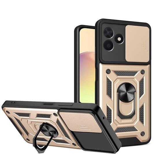 Husa pentru Samsung Galaxy Z Flip8 F776, Techsuit, CamShield, Aurie