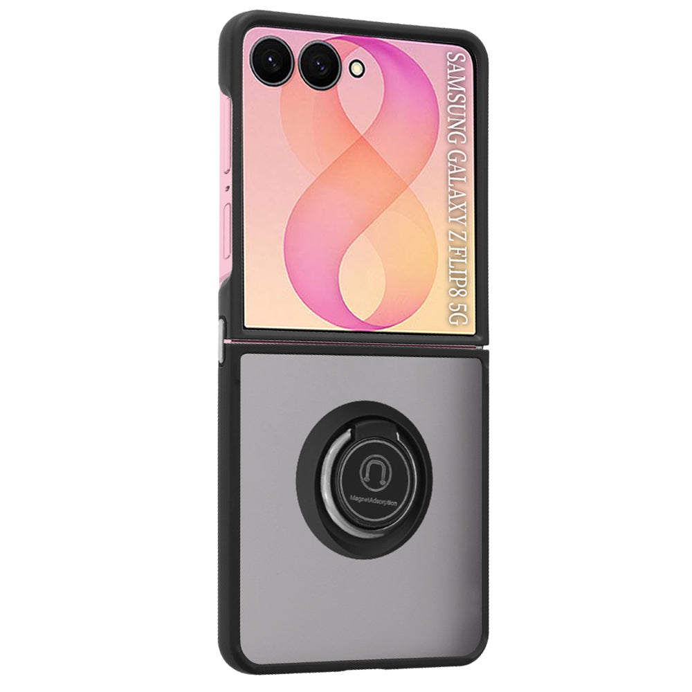 Husa pentru Samsung Galaxy Z Flip8 F776 / Z Flip7 F766, Techsuit, Glinth, Neagra