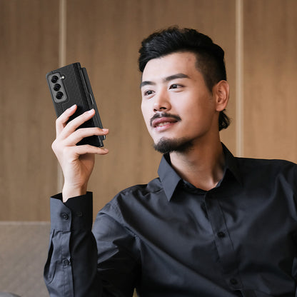Husa pentru Samsung Galaxy Z Fold Special, DUX DUCIS, Bril (with Pencil Holder), Neagra