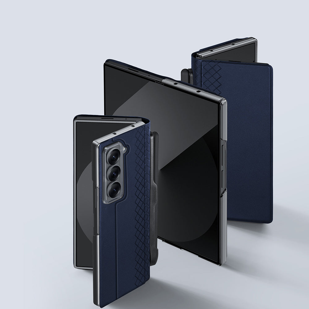 Husa pentru Samsung Galaxy Z Fold Special, DUX DUCIS, Bril (with Pencil Holder), Neagra