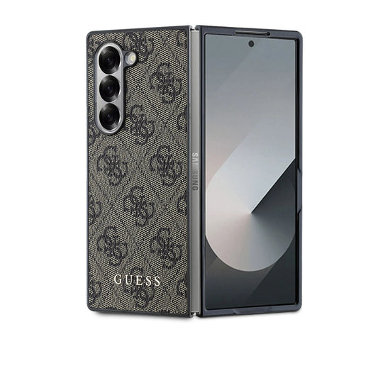 Husa pentru Samsung Galaxy Z Fold6 F956, Guess, 4G, Maro