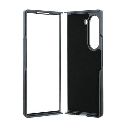 Husa pentru Samsung Galaxy Z Fold6 F956, Karl Lagerfeld, Saffiano Karl & Choupette Metal, Neagra