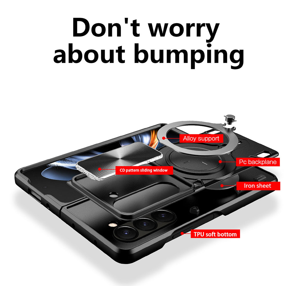 Husa pentru Samsung Galaxy Z Fold6 F956, Techsuit, CamGuard Pro, Mov