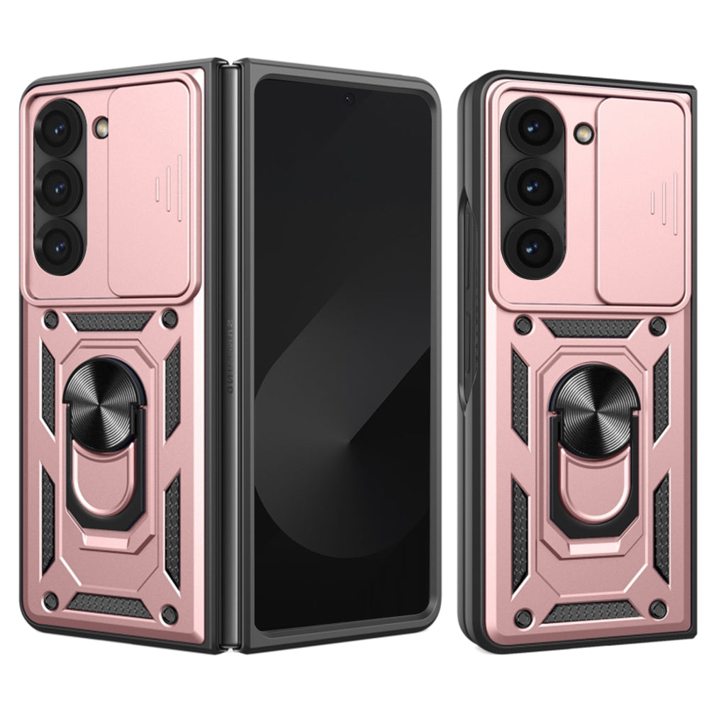 Husa pentru Samsung Galaxy Z Fold6 F956, Techsuit, CamShield, Roz