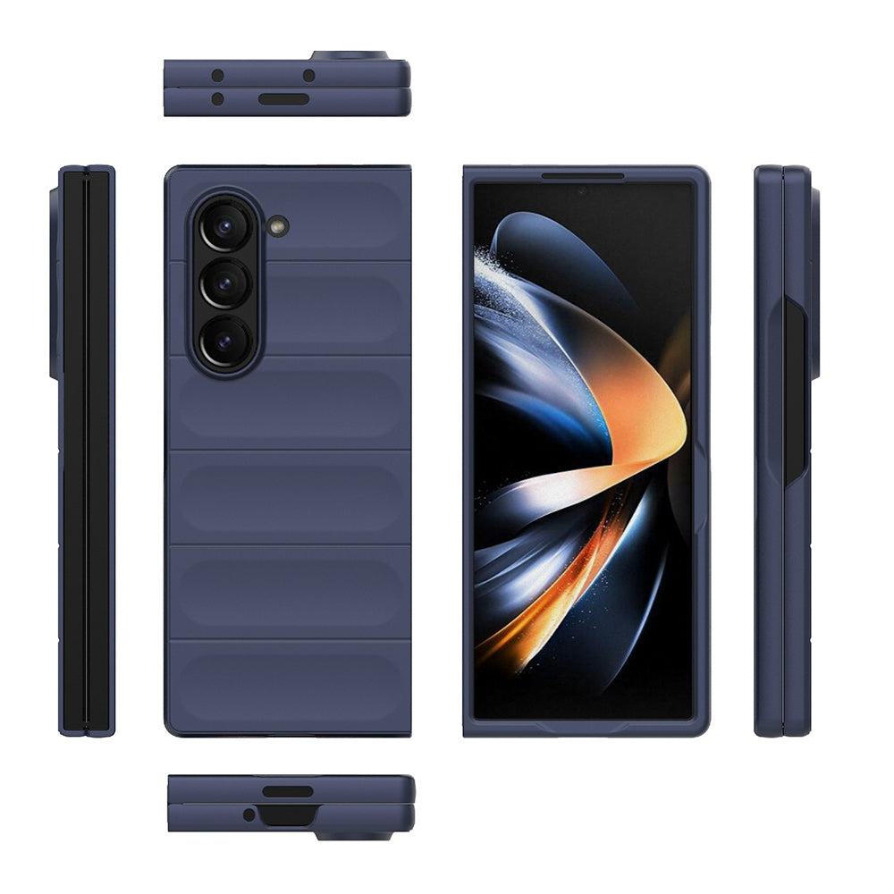 Husa pentru Samsung Galaxy Z Fold6 F956, Techsuit, Magic Shield, Bleu