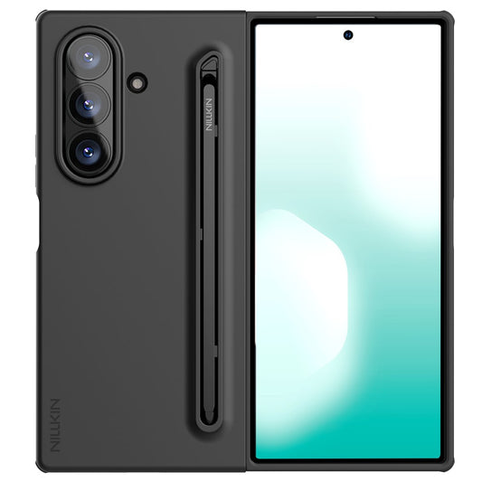 Husa pentru Samsung Galaxy Z Fold7 F966, Nillkin, Flex Pure with S-Pen Holder, Neagra
