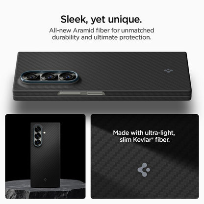 Husa pentru Samsung Galaxy Z Fold7 F966, Spigen, Air Skin, Neagra ACS09555