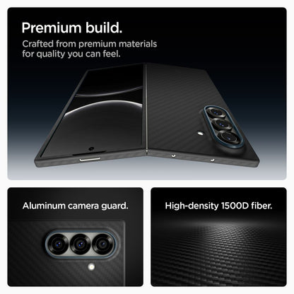 Husa pentru Samsung Galaxy Z Fold7 F966, Spigen, Air Skin, Neagra ACS09555