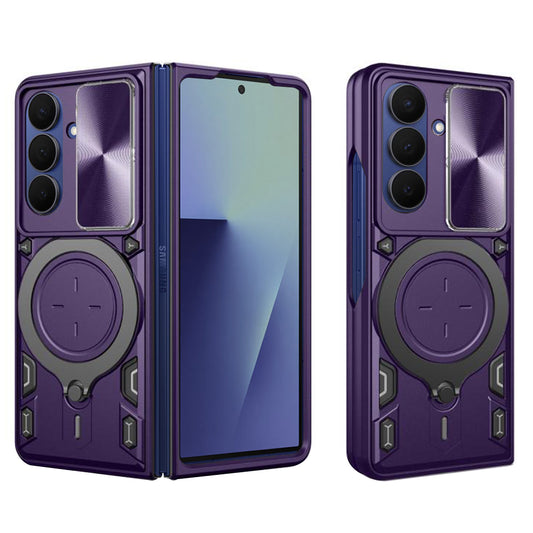 Husa pentru Samsung Galaxy Z Fold7 F966, Techsuit, CamGuard Pro, Mov