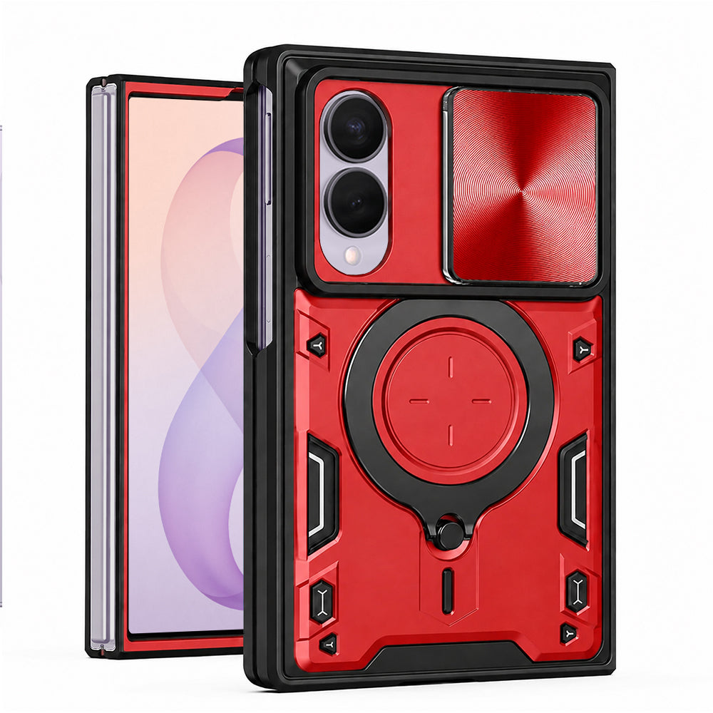 Husa pentru Samsung Galaxy Z Fold8 F971, Techsuit, CamGuard Pro, Rosie