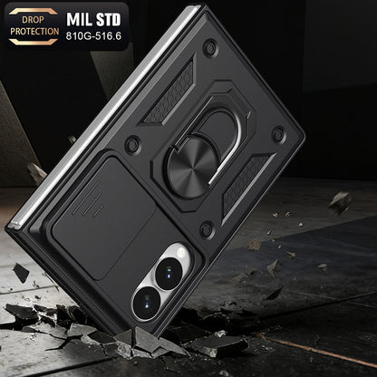 Husa pentru Samsung Galaxy Z Fold8 F971, Techsuit, CamShield, Albastra