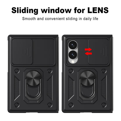 Husa pentru Samsung Galaxy Z Fold8 F971, Techsuit, CamShield, Albastra
