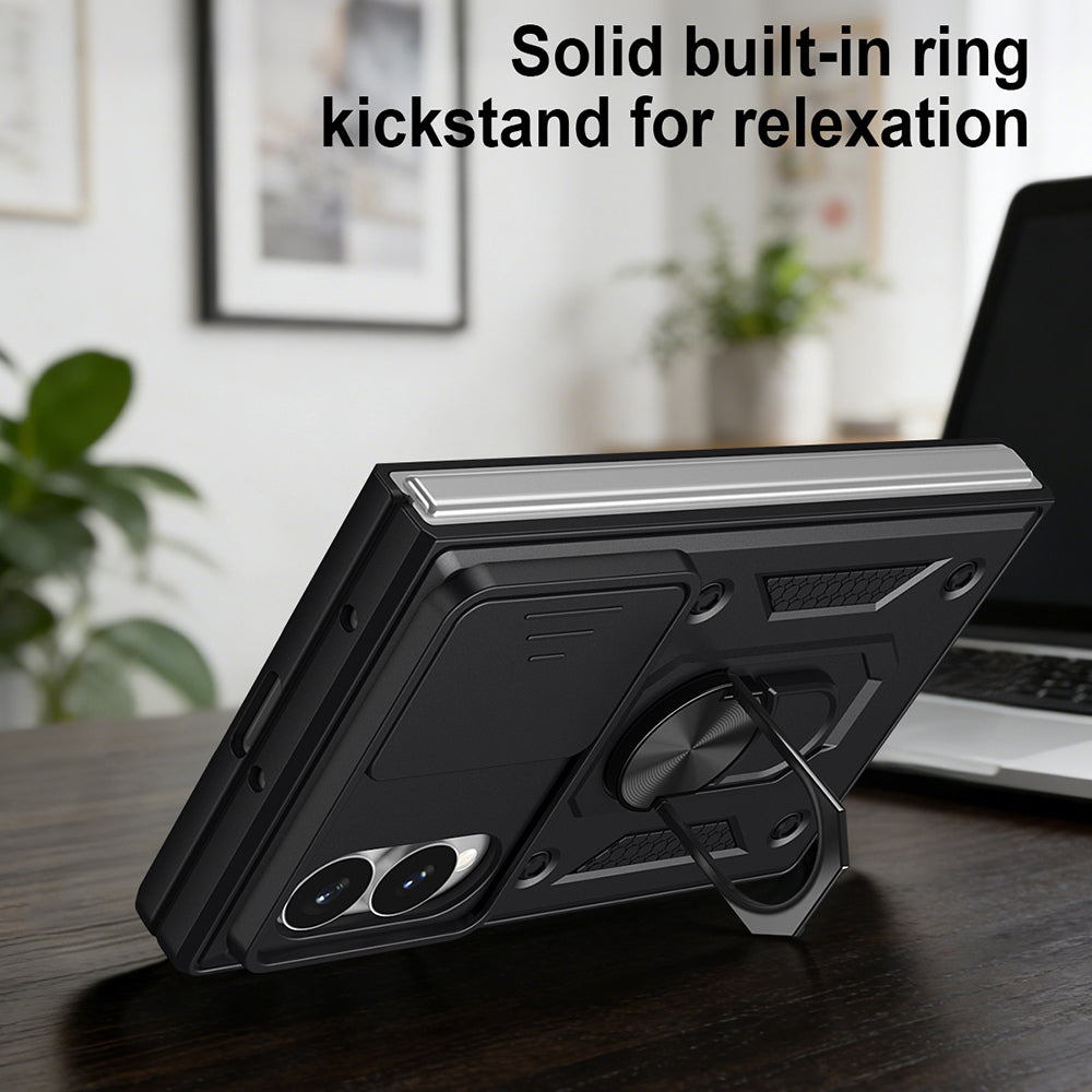 Husa pentru Samsung Galaxy Z Fold8 F971, Techsuit, CamShield, Aurie