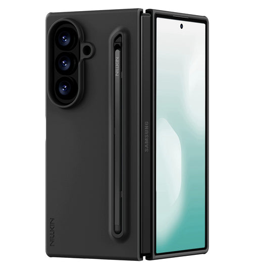 Husa pentru Samsung Galaxy Z Fold8 Ultra F976, Nillkin, Flex Pure with S-Pen Holder, Neagra