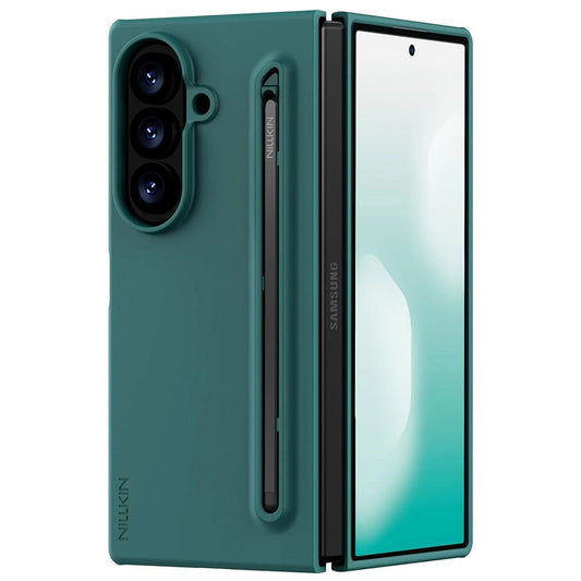 Husa pentru Samsung Galaxy Z Fold8 Ultra F976, Nillkin, Flex Pure with S-Pen Holder, Verde