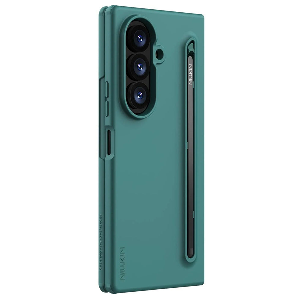 Husa pentru Samsung Galaxy Z Fold8 Ultra F976, Nillkin, Flex Pure with S-Pen Holder, Verde