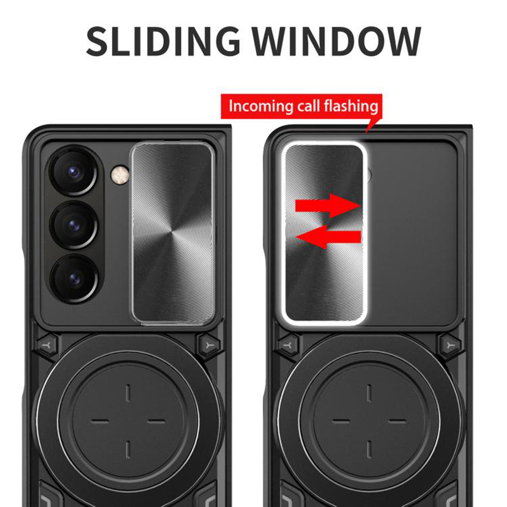 Husa pentru Samsung Galaxy Z Fold8 Ultra F976 / Z Fold7 F966, Techsuit, CamGuard Pro, Albastra