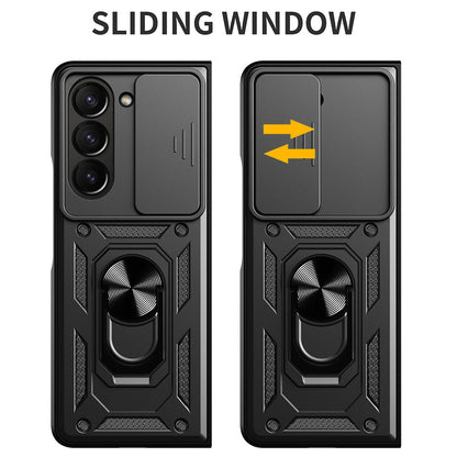 Husa pentru Samsung Galaxy Z Fold8 Ultra F976 / Z Fold7 F966, Techsuit, CamShield, Neagra