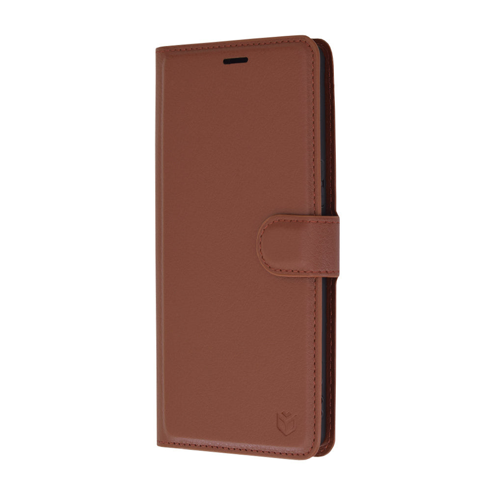 Husa pentru Sony Xperia 1 VI, Techsuit, Leather Folio, Maro