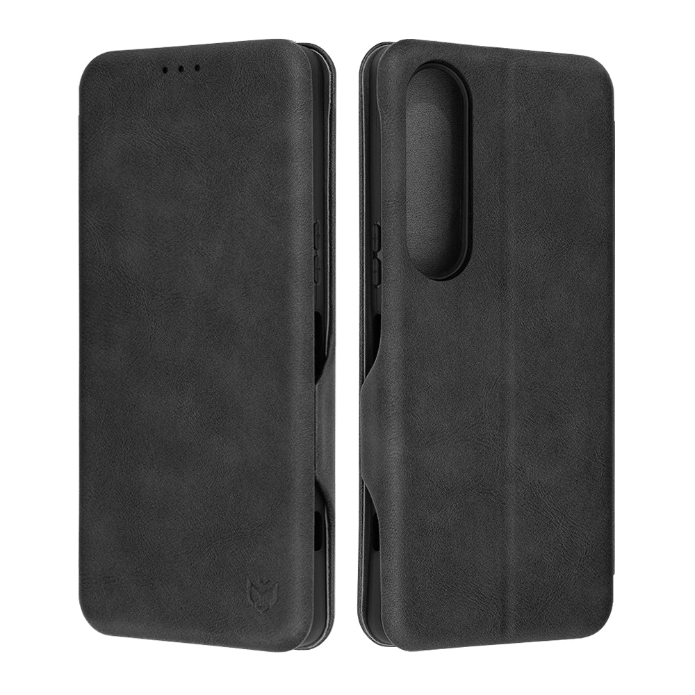 Husa pentru Sony Xperia 1 VI, Techsuit, Safe Wallet Plus, Neagra