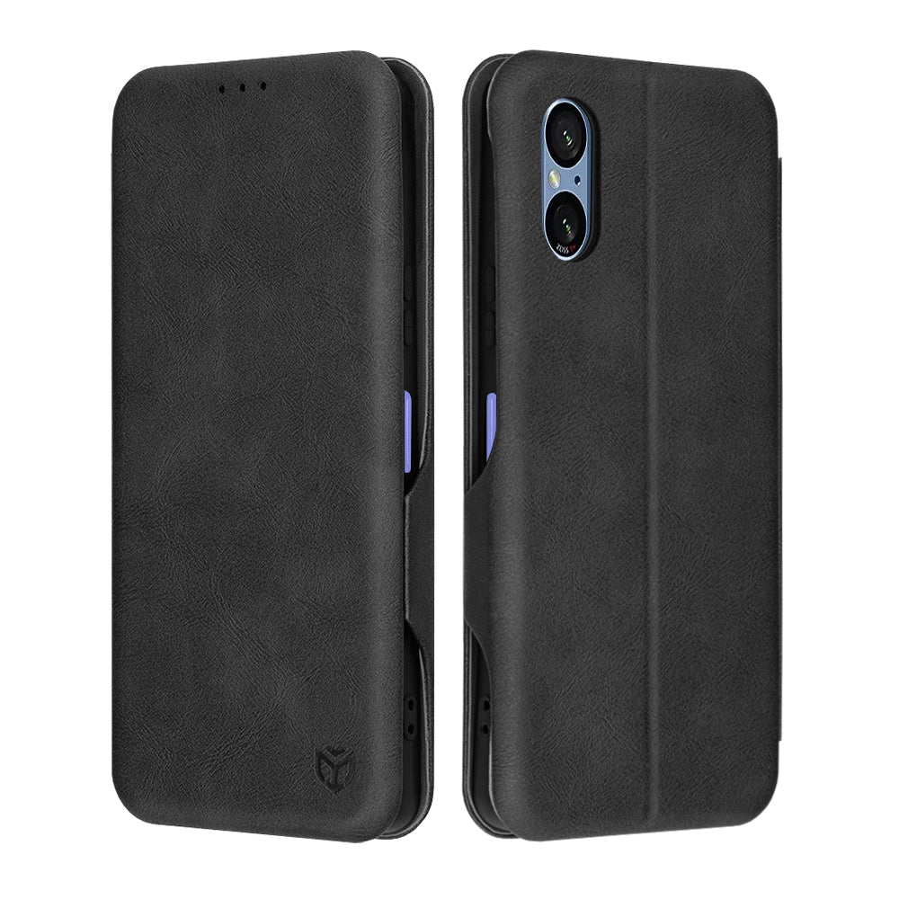 Husa pentru Sony Xperia 5 VI, Techsuit, Safe Wallet Plus, Neagra