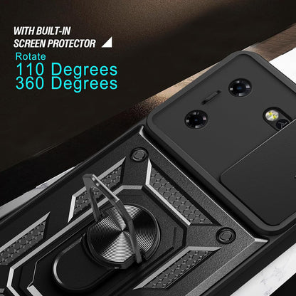 Husa pentru Tecno Pova 5 Pro, Techsuit, CamShield, Neagra