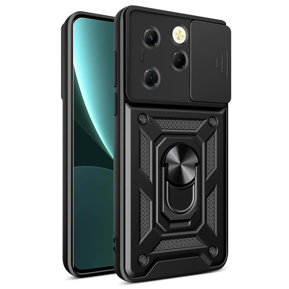 Husa pentru Tecno Spark 20 Pro / Infinix Hot 40 / Hot 40 Pro, Techsuit, CamShield, Neagra