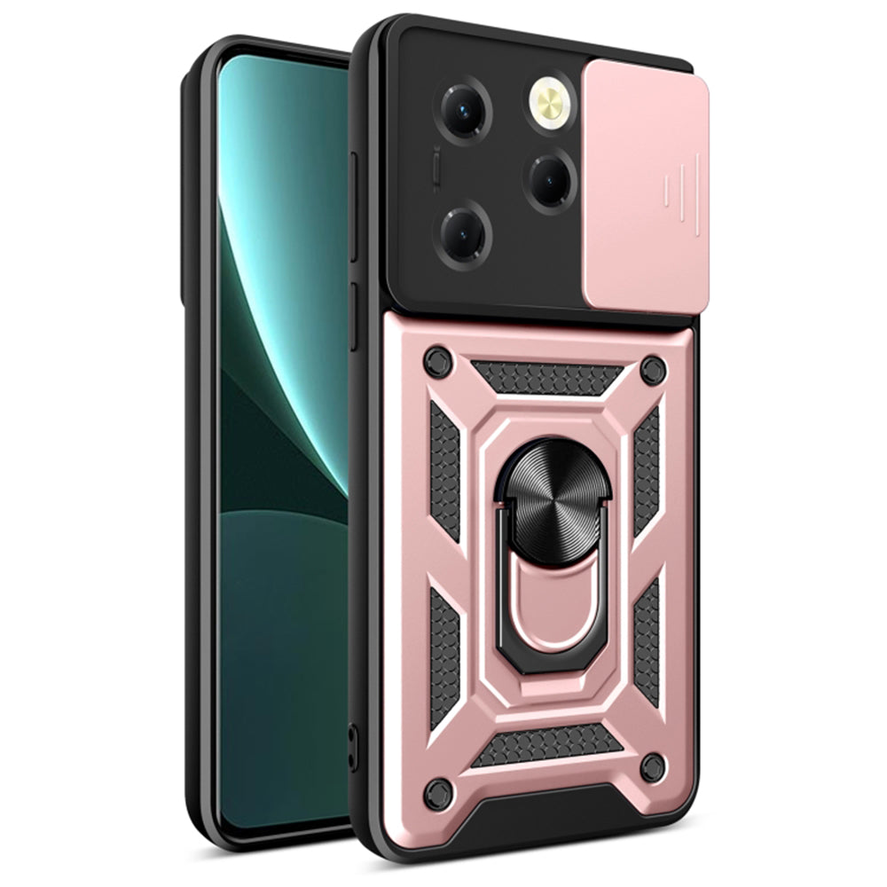 Husa pentru Tecno Spark 20 Pro / Infinix Hot 40 / Hot 40 Pro, Techsuit, CamShield, Roz