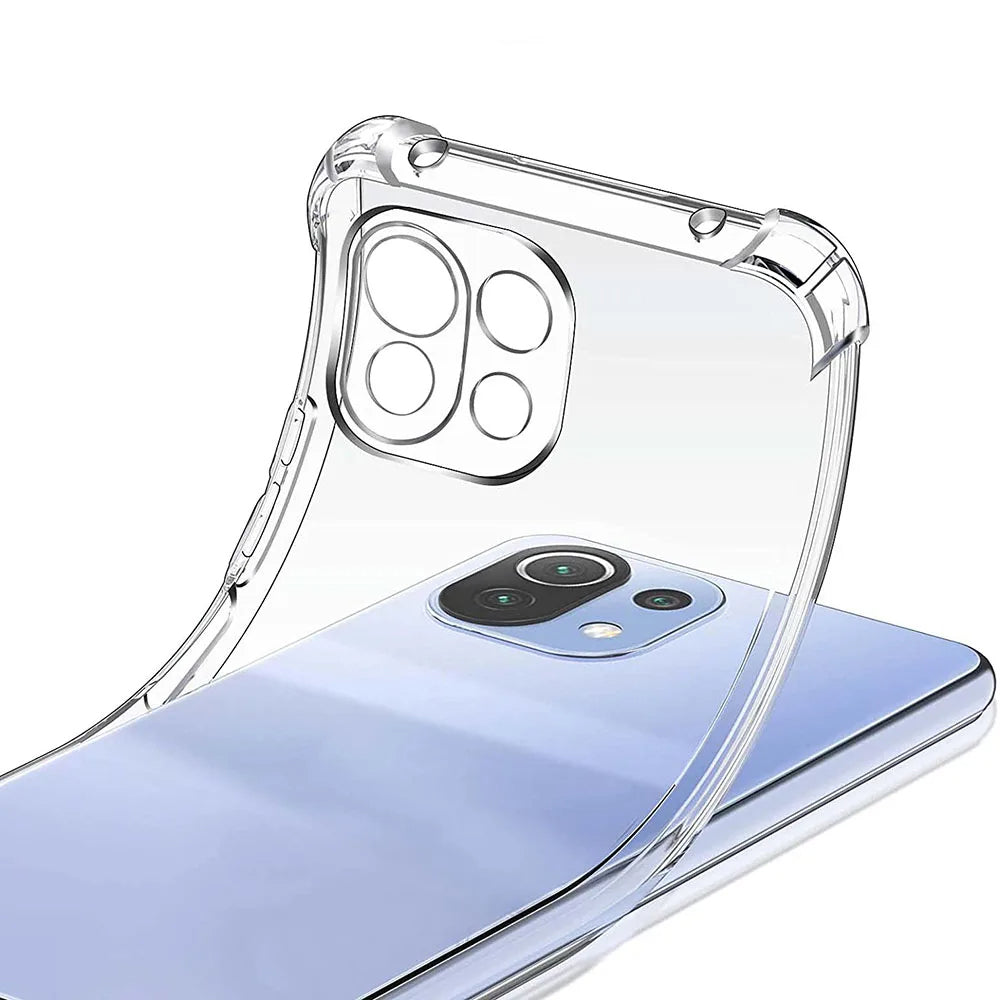 Husa pentru Xiaomi 11 Lite 5G NE / Mi 11 Lite 5G / 11 Lite, Techsuit, Shockproof Clear, Transparenta