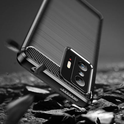 Husa pentru Xiaomi 11T / 11T Pro, Techsuit, Carbon, Neagra