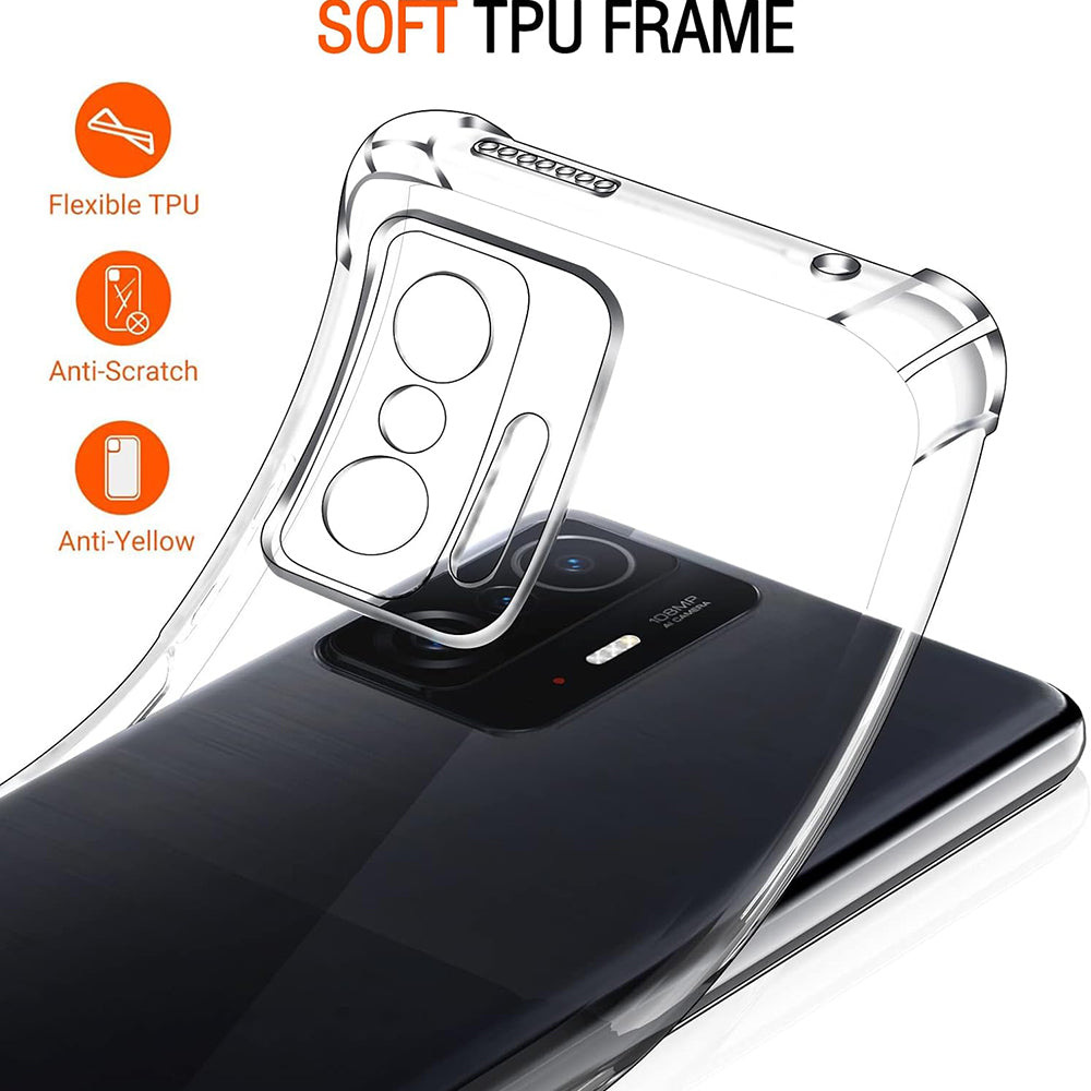 Husa pentru Xiaomi 11T / 11T Pro, Techsuit, Shockproof Clear, Transparenta