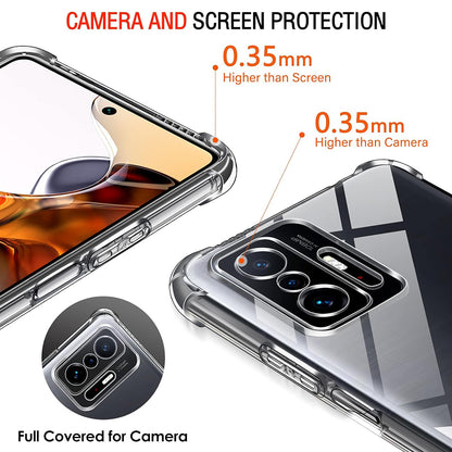 Husa pentru Xiaomi 11T / 11T Pro, Techsuit, Shockproof Clear, Transparenta