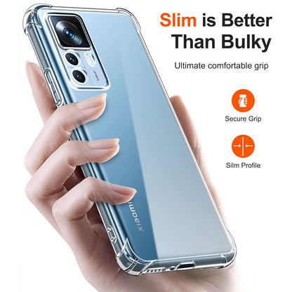 Husa pentru Xiaomi 12T / 12T Pro, Techsuit, Shockproof Clear, Transparenta