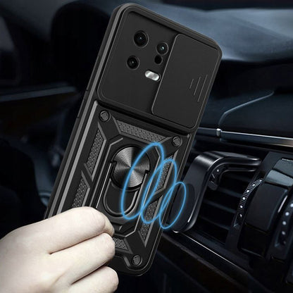 Husa pentru Xiaomi 13, Techsuit, CamShield, Neagra