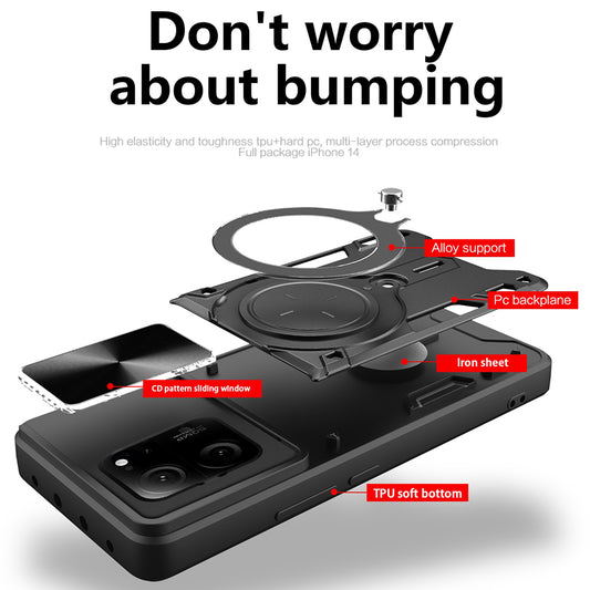Husa pentru Xiaomi 13T Pro / 13T, Techsuit, CamGuard Pro, Neagra