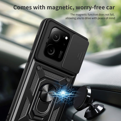 Husa pentru Xiaomi 13T Pro / 13T, Techsuit, CamShield, Neagra