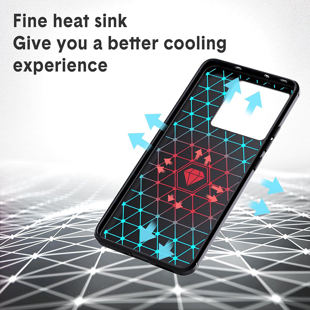 Husa pentru Xiaomi 13T Pro / 13T, Techsuit, Carbon, Neagra