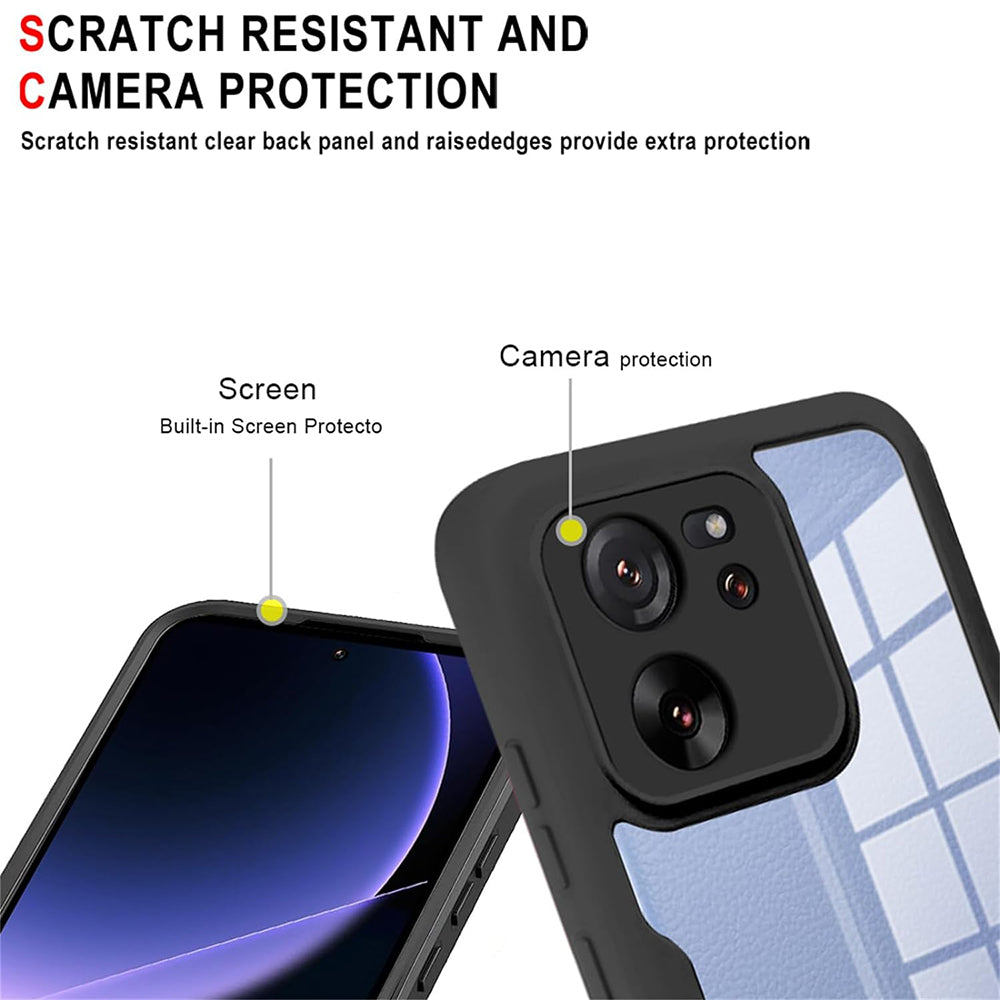 Husa pentru Xiaomi 13T Pro / 13T, Techsuit, ColorVerse 360, Neagra