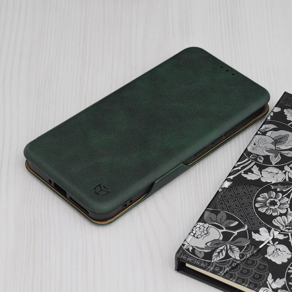 Husa pentru Xiaomi 14 Pro, Techsuit, Safe Wallet Plus, Verde