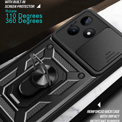 Husa pentru Xiaomi 14, Techsuit, CamShield, Roz