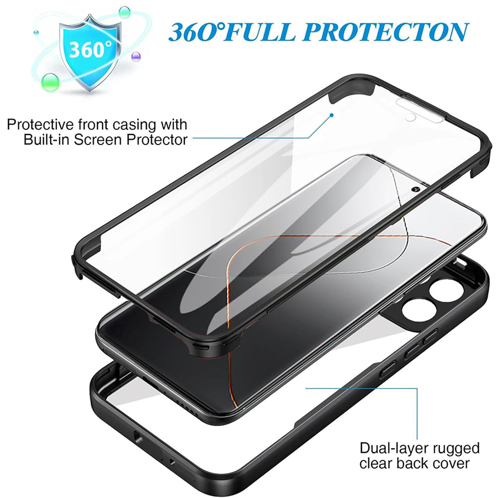 Husa pentru Xiaomi 14, Techsuit, ColorVerse 360, Roz