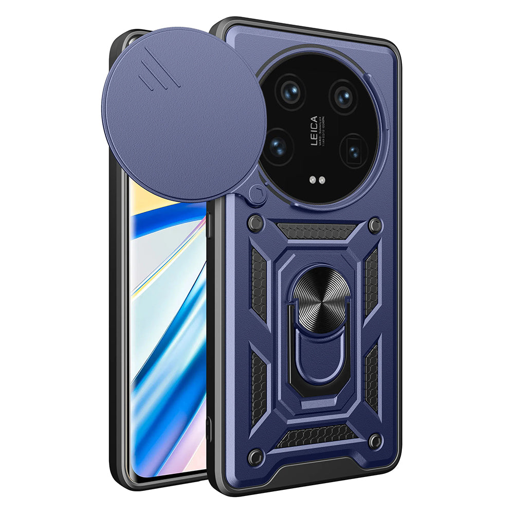 Husa pentru Xiaomi 14 Ultra, Techsuit, CamShield, Albastra