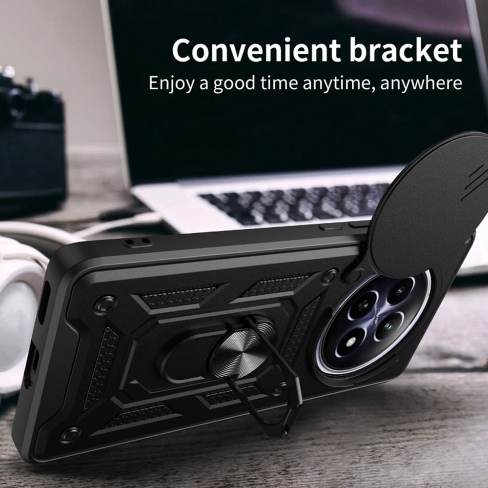 Husa pentru Xiaomi 14 Ultra, Techsuit, CamShield, Neagra