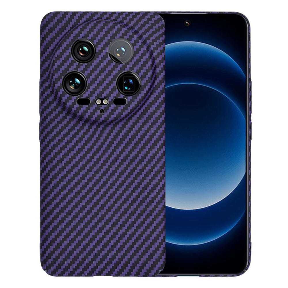 Husa pentru Xiaomi 14 Ultra, Techsuit, Carbonite FiberShell, Mov