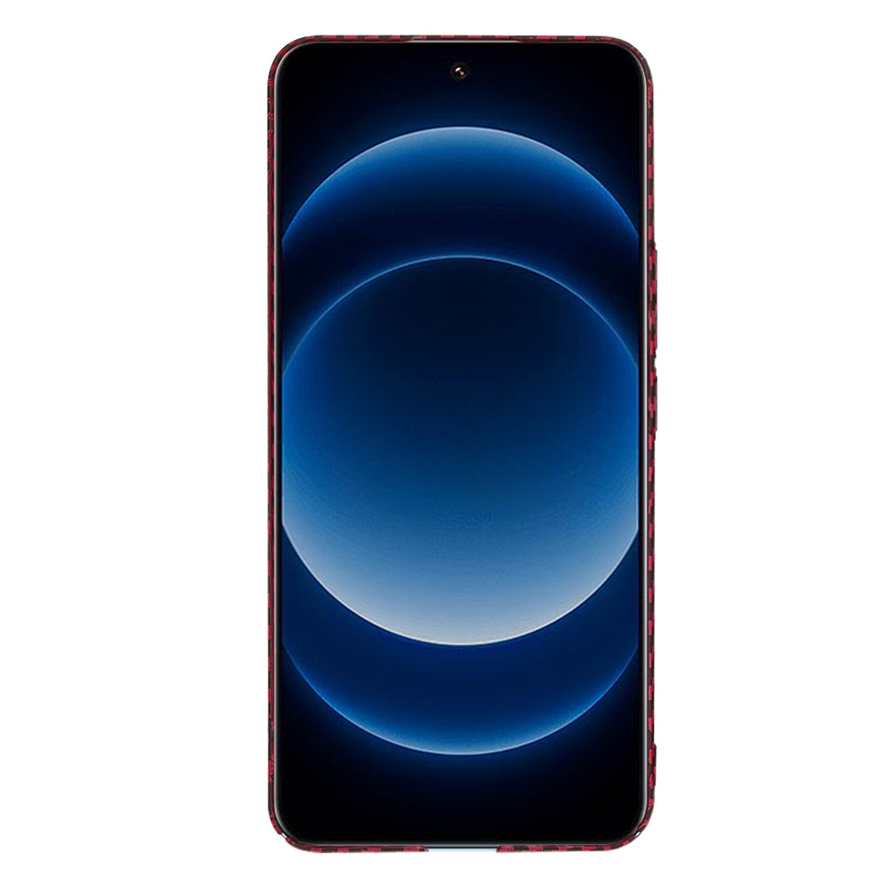 Husa pentru Xiaomi 14 Ultra, Techsuit, Carbonite FiberShell, Rosie