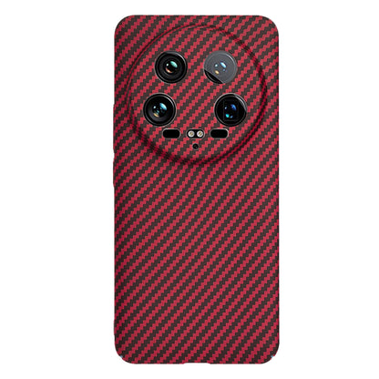 Husa pentru Xiaomi 14 Ultra, Techsuit, Carbonite FiberShell, Rosie
