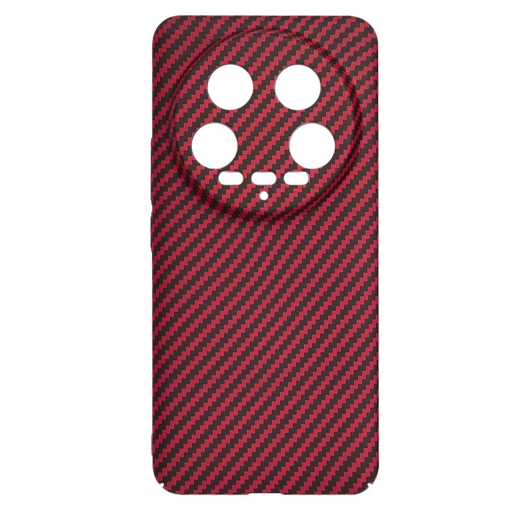 Husa pentru Xiaomi 14 Ultra, Techsuit, Carbonite FiberShell, Rosie