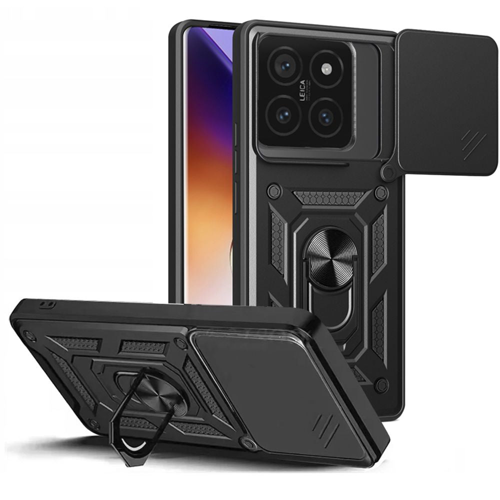 Husa pentru Xiaomi 14T Pro, Tech-Protect, CamShield Pro, Neagra